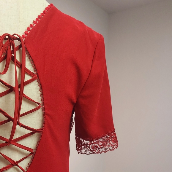 Nicholas NWT Red Dress - Picture 4 of 5